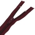 Zamek błyskawiczny #5 nierozdzielczy 14cm kolor bordowy