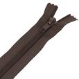 Zamek błyskawiczny #5 nierozdzielczy 14cm kolor brązowy