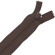 Zamek błyskawiczny #5 nierozdzielczy 14cm kolor brązowy