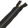 Zamek błyskawiczny #5 nierozdzielczy ozdobny 16cm kolor czarny
