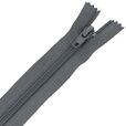Zamek błyskawiczny #5 nierozdzielczy 16cm kolor szary ciemny