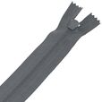 Zamek błyskawiczny #5 nierozdzielczy 16cm kolor szary ciemny