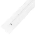 Zamek błyskawiczny #5 nierozdzielczy 18cm kolor biały