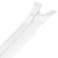 Zamek błyskawiczny #5 nierozdzielczy 18cm kolor biały