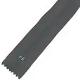 Zamek błyskawiczny #5 nierozdzielczy 18cm kolor szary ciemny