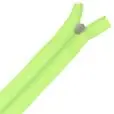 Zamek błyskawiczny spiralny #5 ozdobny nierozdzielczy 18cm kolor zielony