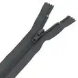 Zamek błyskawiczny #5 nierozdzielczy 18cm kolor szary ciemny