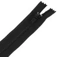 Zamek błyskawiczny #5 nierozdzielczy 25cm kolor czarny
