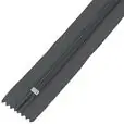 Zamek błyskawiczny #5 nierozdzielczy 18cm kolor szary ciemny