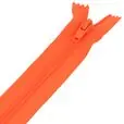 Zamek błyskawiczny #5 nierozdzielczy 16cm kolor pomarańczowy