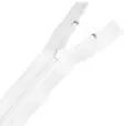 Zamek błyskawiczny #5 nierozdzielczy 18cm kolor biały