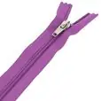 Zamek błyskawiczny #5 nierozdzielczy 18cm kolor fioletowy