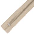 Zamek błyskawiczny #5 nierozdzielczy 16cm kolor beżowy ciemny