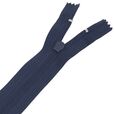 Zamek błyskawiczny #5 nierozdzielczy 18cm kolor granatowy