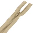 Zamek błyskawiczny #5 nierozdzielczy 18cm kolor beżowy