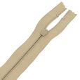 Zamek błyskawiczny #5 nierozdzielczy 18cm kolor beżowy