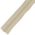 Zamek błyskawiczny #5 nierozdzielczy 35cm kolor beżowy