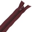 Zamek błyskawiczny #5 nierozdzielczy 18cm kolor bordowy