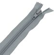 Zamek błyskawiczny #5 nierozdzielczy 18cm kolor szary średni
