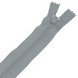 Zamek błyskawiczny #5 nierozdzielczy 18cm kolor szary średni