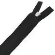 Zamek błyskawiczny #5 rozdzielczy ozdobny dwusuwakowy góra dół 35cm kolor czarny