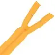 Zamek błyskawiczny #5 rozdzielczy 35cm kolor pomarańczowy