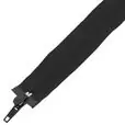Zamek błyskawiczny #5 rozdzielczy dwusuwakowy góra dół 35cm kolor czarny