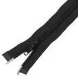 Zamek błyskawiczny #5 rozdzielczy dwusuwakowy góra dół 35cm kolor czarny