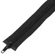 Zamek błyskawiczny #5 rozdzielczy dwusuwakowy góra dół 35cm kolor czarny