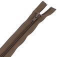 Zamek błyskawiczny #5 rozdzielczy 30cm kolor brązowy