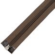 Zamek błyskawiczny #5 rozdzielczy 30cm kolor brązowy