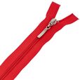 Zamek błyskawiczny #5 rozdzielczy ozdobny 30cm kolor czerwony
