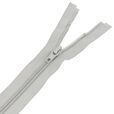 Zamek błyskawiczny #5 rozdzielczy 30cm kolor szary jasny