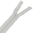 Zamek błyskawiczny #5 rozdzielczy 30cm kolor szary jasny
