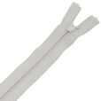 Zamek błyskawiczny #5 rozdzielczy 30cm kolor szary jasny