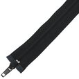 Zamek błyskawiczny #5 rozdzielczy dwusuwakowy góra dół 40cm kolor czarny