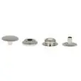 Napy metalowe 15 mm STANDARD NEW STAR kolor srebrny nikiel op.710 szt.
