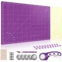 Zestaw do cięcia i krojenia TEXI CRAFT PURPLE 60x45 cm
