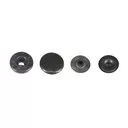 Napy metalowe ALFA 12,5 mm NEW STAR kolor czarny oksyda op.720 szt.