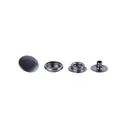 Napy metalowe 15 mm STANDARD NEW STAR  kolor ciemny srebrny op.710 szt.