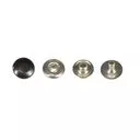 Napy metalowe ALFA 10,5 mm nierdzewne kolor czarny op.970 szt.