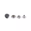 Napy metalowe 15 mm STANDARD NEW STAR kolor srebrny nikiel op.710 szt.