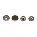 Napy metalowe ALFA 12,5 mm NEW STAR kolor srebrny op.720 szt