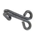 Haki metalowe, haftki metalowe duże techniczne 22mm op.100szt.