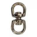 Krętlik metalowy 10mm srebrny – 50 sztuk