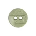Guziki ubraniowe dwudziurkowe 15mm 24W kolor oliwkowy 500szt.