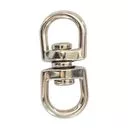 Krętlik metalowy 12mm srebrny – 48 sztuk