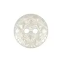 Guziki ubraniowe dwudziurkowe 15mm 24A kolor perłowy 500szt.