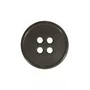Guziki ubraniowe czterodziurkowe 15mm 24G kolor szary 500szt.