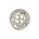Guzik metalowy 15mm srebrny madis